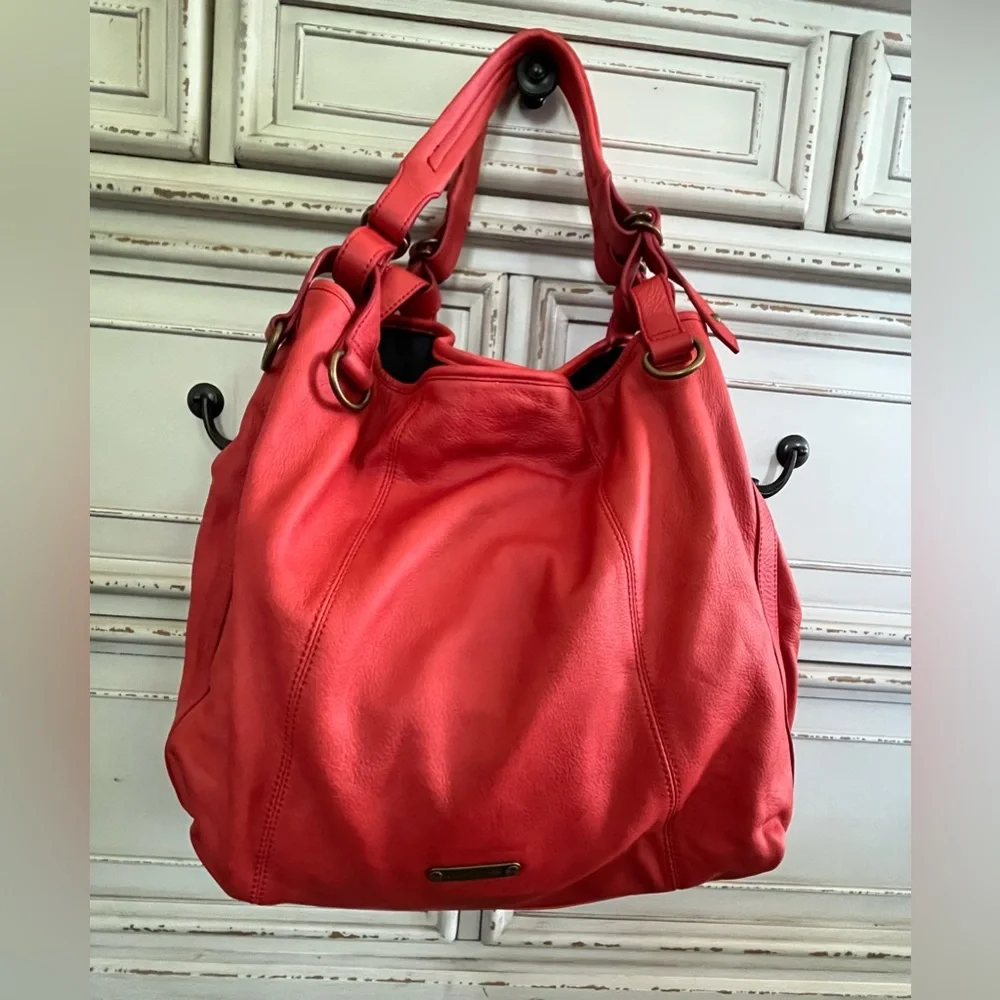 Joelle Hawkins Soft Leather Slouchy Erin Large Perforated‎ Lined Hobo